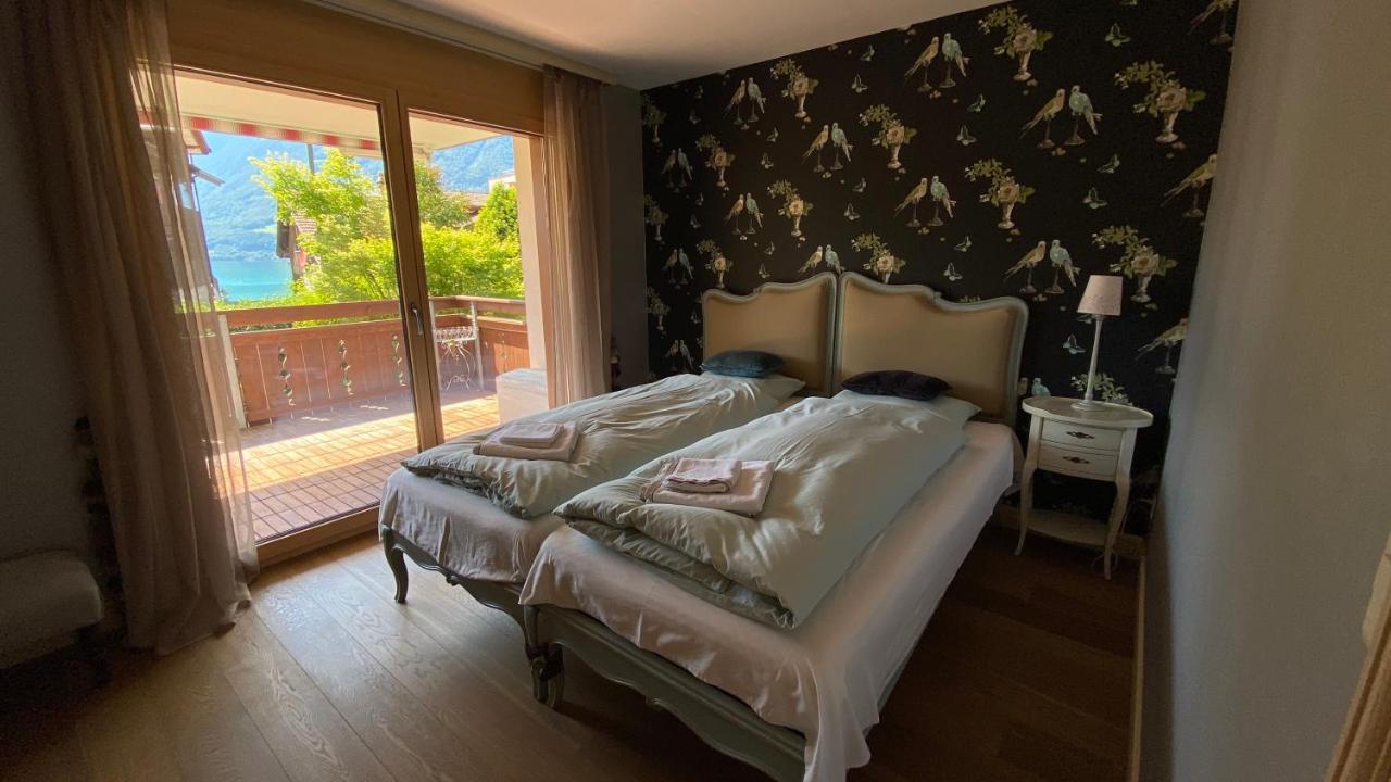 An Apartment In A Modern Swiss Chalet Iseltwald Exteriér fotografie